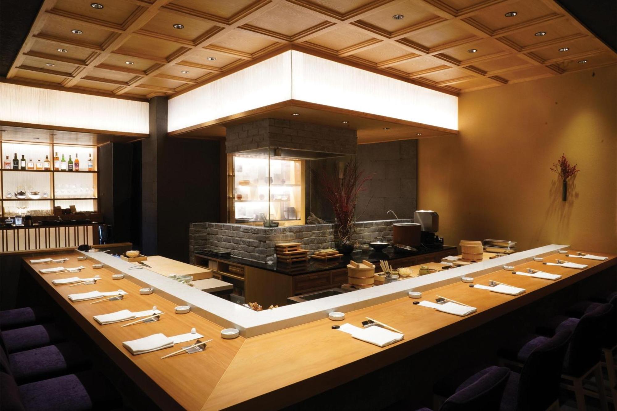 W Bangkok Hotel Exterior photo Interior of a sushi bar