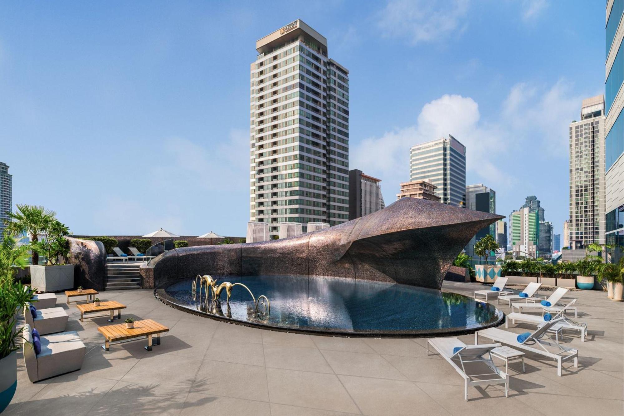 W Bangkok Hotel Exterior photo The pool at the hotel
