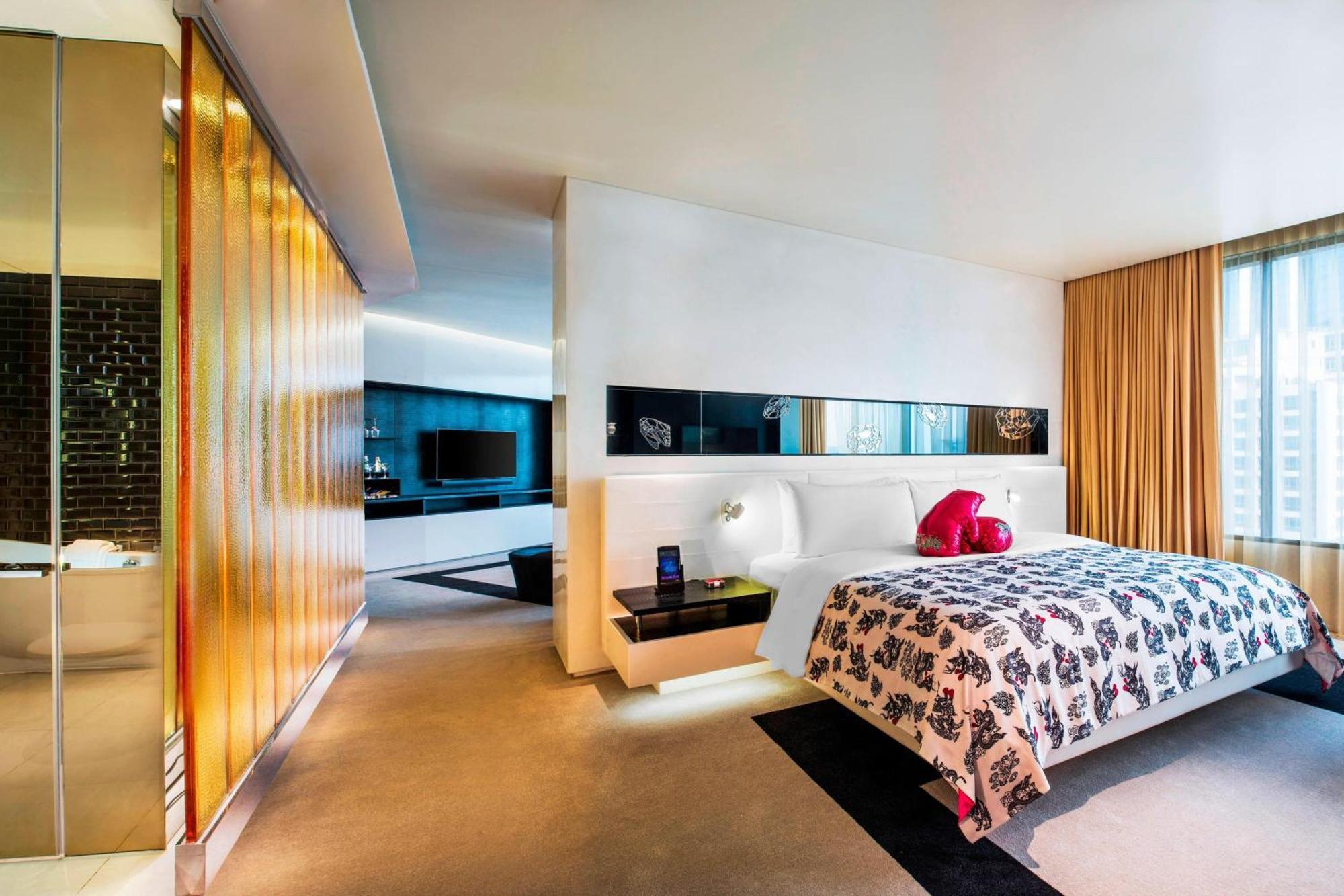 W Bangkok Hotel Exterior photo A bedroom at the W London